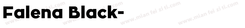Falena Black字体转换